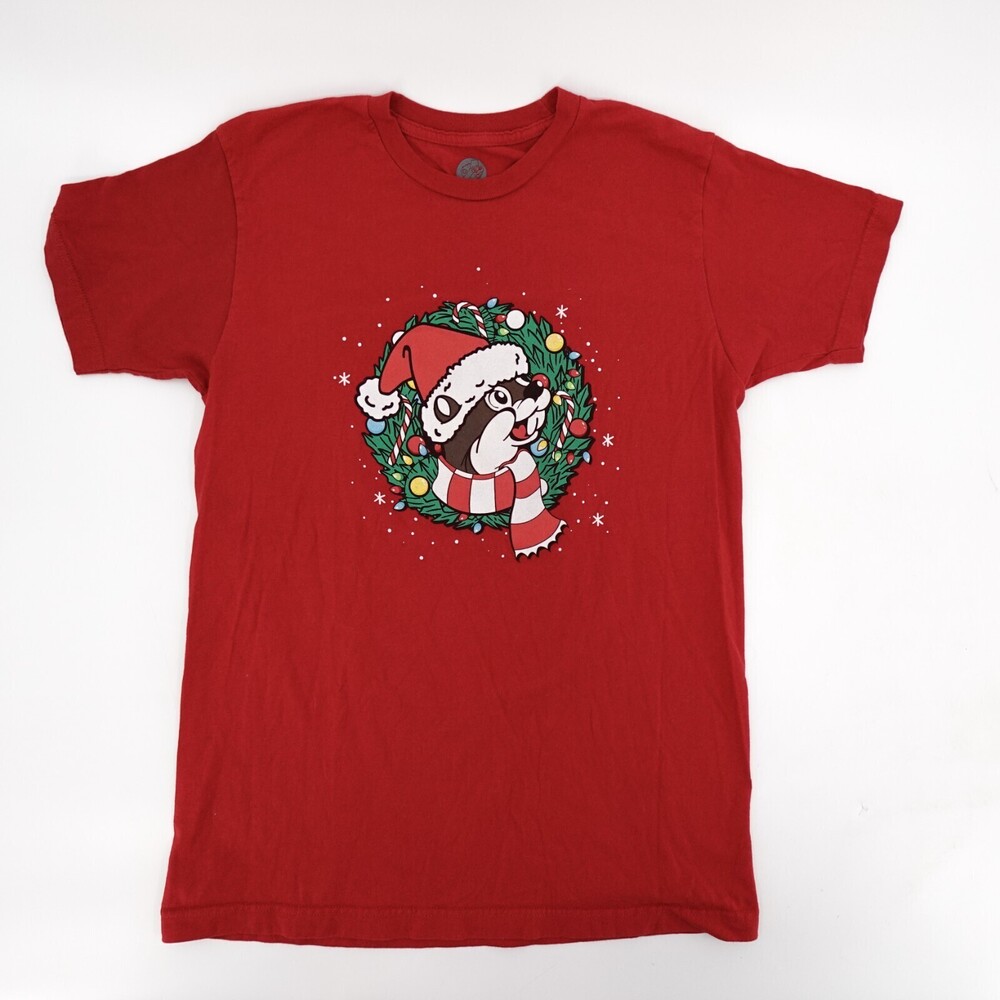 Buc-ees Christmas Shirt Adult Medium Never Calm Red Truck Ugly Holiday Graphic